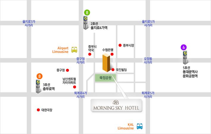 【旅遊✈韓國】首爾自由行│忠武路住宿‧Hotel Morning Sky天空之晨酒店。離明洞、東大門很近！附近有三條地鐵和兩條機場巴士、無早餐