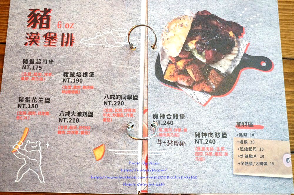 【美食♔台南東區美式漢堡】肉慾熊美式漢堡(那位熊先生)。育樂街美食！對肉就是欲罷不能的想吃│台南美式漢堡
