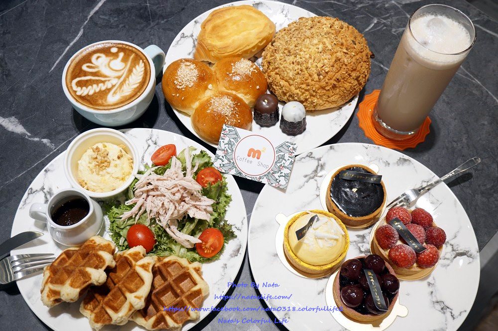 【美食♔台南東區下午茶】M2Coffee shop台南崇德旗艦店。咖啡、歐式麵包、吐司盒子、自家烘焙、下午茶甜點