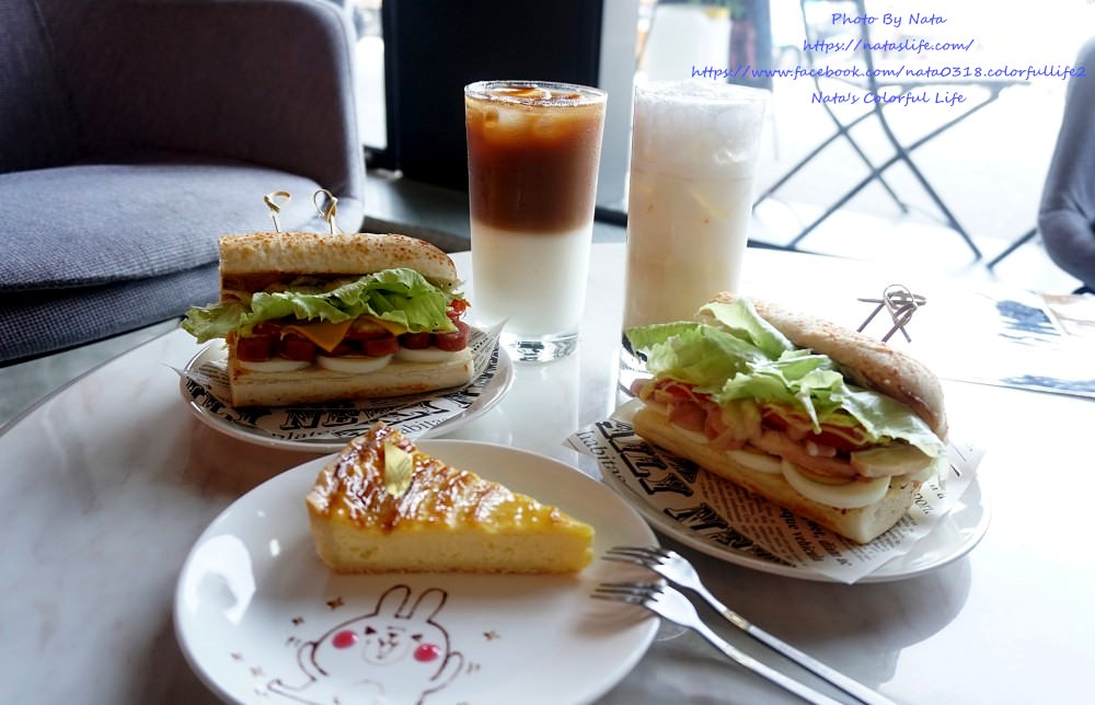 【美食♔台南北區早午餐】汏凉Tea&Cafe。法式潛艇堡新上市～可愛客製化甜點畫盤│台南咖啡廳